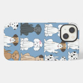 Etui iPhone 13 Chiens souriants (Verso Horizontal)