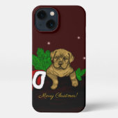 Etui iPhone 13 Chiffre XMas (Verso)
