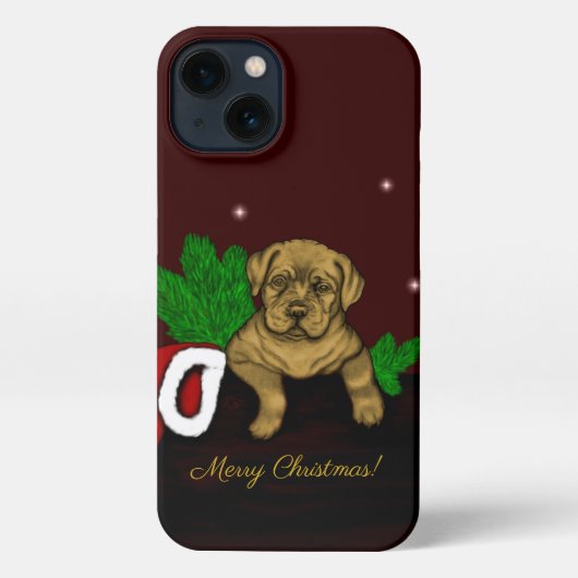 Etui iPhone 13 Chiffre XMas (Verso)