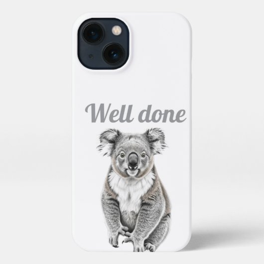 Etui iPhone 13 Chill Koala Écran de téléphone (Verso)