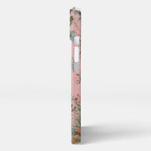 Etui iPhone 13 Chinoiserie rose (Côté gauche)