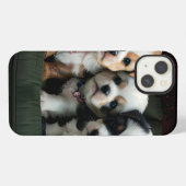 Etui iPhone 13 Chiots mignons 2 (Verso Horizontal)