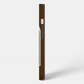 Etui iPhone 13 Chocolat Moose Café (Côté gauche)