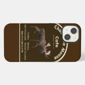 Etui iPhone 13 Chocolat Moose Café (Verso Horizontal)