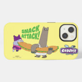 Etui iPhone 13 Chowder et Shnitzel (Verso Horizontal)