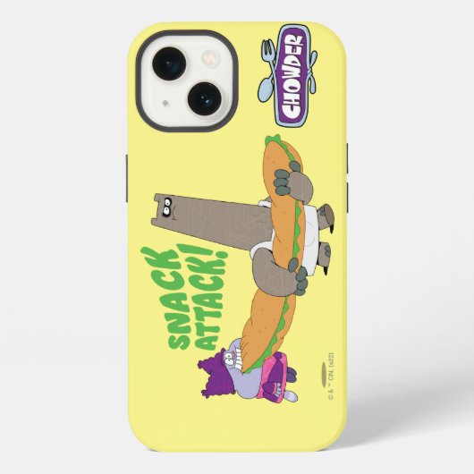 Etui iPhone 13 Chowder et Shnitzel (Verso)