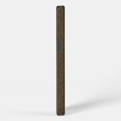 Etui iPhone 13 Chr1st - Fond Marron (Côté droit)