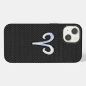 Etui iPhone 13 Chrome Comme Aries Signe Zodiaque (Verso Horizontal)