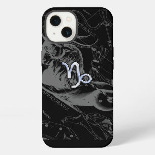 Etui iPhone 13 Chrome comme signe du zodiaque Capricorne sur Heve
