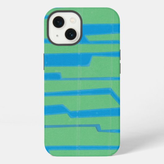 Etui iPhone 13 Circuit V moderne (Verso)