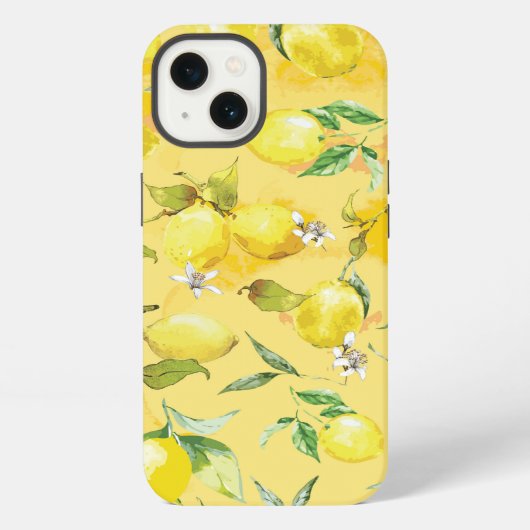 Etui iPhone 13 citron vert IV (Verso)