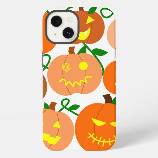 Etui iPhone 13 Citrouilles-lanternes (Verso)