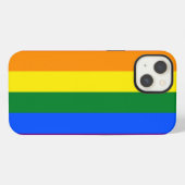 Etui iPhone 13 Classic LGBTQ Rainbow Pride drapeau (Verso Horizontal)