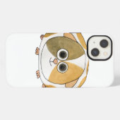 Etui iPhone 13 Cochon d'Inde. (Verso Horizontal)