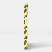 Etui iPhone 13 Cocker Spaniel Chien Cute Silhouette Grille Jaune (Côté droit)