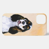 Etui iPhone 13 Cocker Spaniel (Parti) Peinture - Art Chien origin (Verso Horizontal)