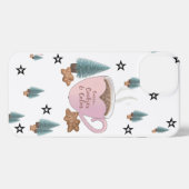 Etui iPhone 13 Cocoa, Cookies & Calm – Pastel Christmas CoT-Shirt (Verso Horizontal)
