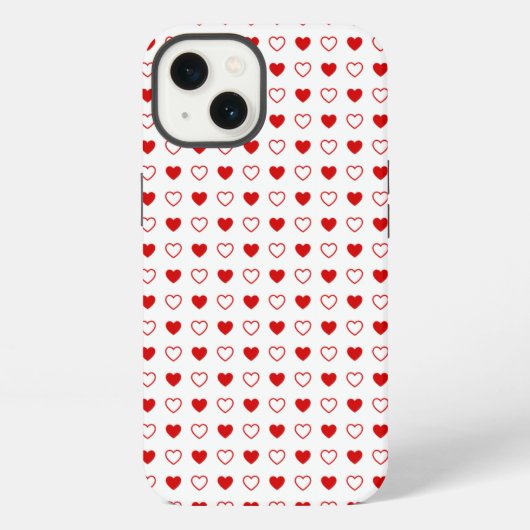 Etui iPhone 13 Cœurs (Verso)