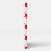 Etui iPhone 13 Coeurs d'amour rouge et flèche (Côté droit)