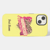 Etui iPhone 13 Coiffeur Léopard Coiffeur Coiffeuse (Verso Horizontal)