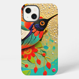 Etui iPhone 13 Colibri affairé