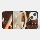 Etui iPhone 13 Collage de café (Verso Horizontal)