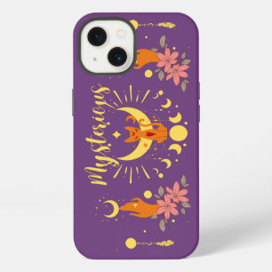 Etui iPhone 13 Collection de timbres Halloween "Mystérieux"