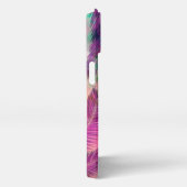Etui iPhone 13 Coloré Multicolor Tropical Palm Feuille (Côté droit)