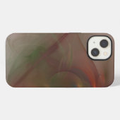 Etui iPhone 13 Comète du loup art abstrait (Verso Horizontal)