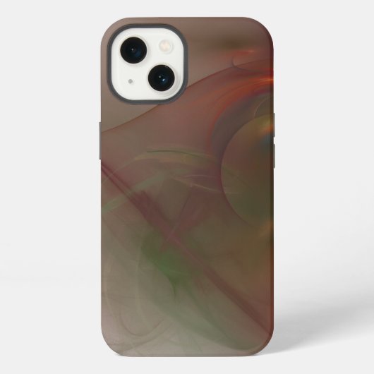 Etui iPhone 13 Comète du loup art abstrait (Verso)