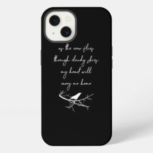 Etui iPhone 13 Comme le Corbeau Vole Lune Corbeau Art