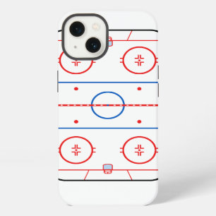 Etui iPhone 13 Compagnon de match de hockey de diagramme de