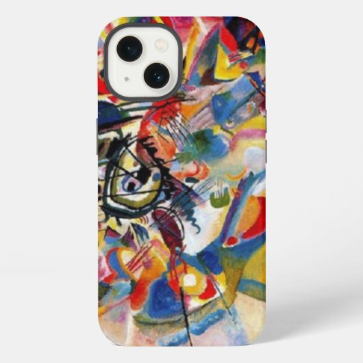 Etui iPhone 13 Composition VII de Kandinsky (Verso)