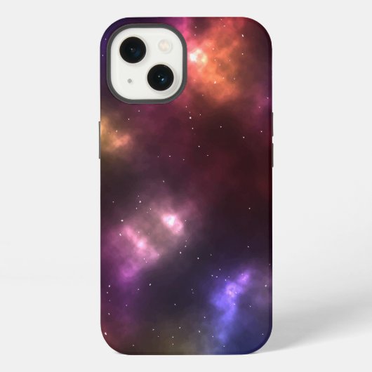 Etui iPhone 13 Conception de constellations de l'espace cosmique (Verso)