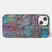 Etui iPhone 13 Conception de décoration de maison abstraite multi (Verso Horizontal)