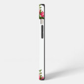 Etui iPhone 13 Conception de fleurs roses avec iPhone C Coque-Mat (Côté gauche)