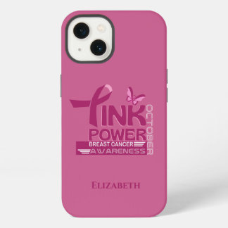 Etui iPhone 13 Conception de sensibilisation au cancer du sein ro