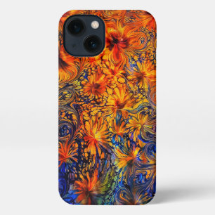 Etui iPhone 13 Conception d'un appareil téléphonique intitulé "Dé