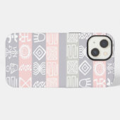 Etui iPhone 13 Conception Ethnique Africaine (Verso Horizontal)