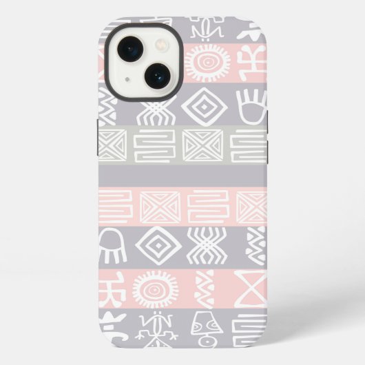 Etui iPhone 13 Conception Ethnique Africaine (Verso)