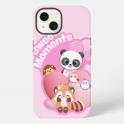 Etui iPhone 13 Conception Panda Adorable & Amis (Verso)
