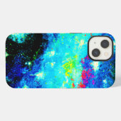 Etui iPhone 13 Conceptions cosmiques de nébuleuse et d'espace. Ac (Verso Horizontal)