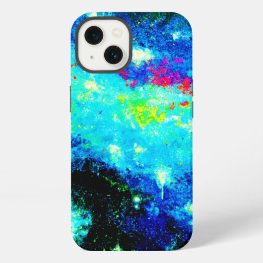 Etui iPhone 13 Conceptions cosmiques de nébuleuse et d'espace. Ac (Verso)