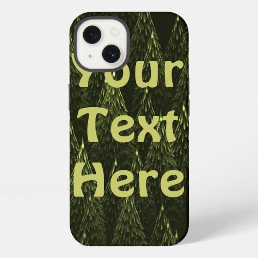 Etui iPhone 13 Conifères (Verso)