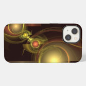 Etui iPhone 13 Connexion intime Art Abstrait (Verso Horizontal)