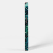 Etui iPhone 13 Conque en spirale Shell de turquoise (Côté droit)