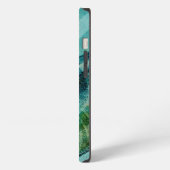 Etui iPhone 13 Conque en spirale Shell de turquoise (Côté gauche)