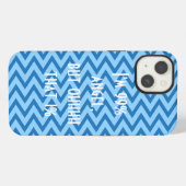 Etui iPhone 13 Cool Blue Fanny (Verso Horizontal)