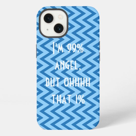 Etui iPhone 13 Cool Blue Fanny (Verso)