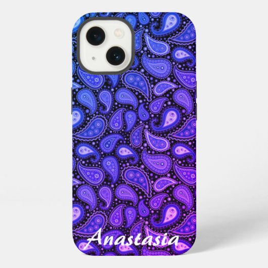Etui iPhone 13 Cool, Incroyable, Bleu-Violet (Verso)